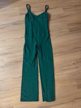 Free people Green Women's Wide-Leg Jumpsuit